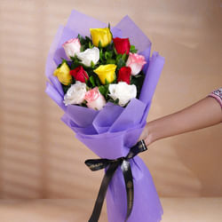 Paradise Mixed Roses Bouquet Paradise Mixed Roses Bouquet