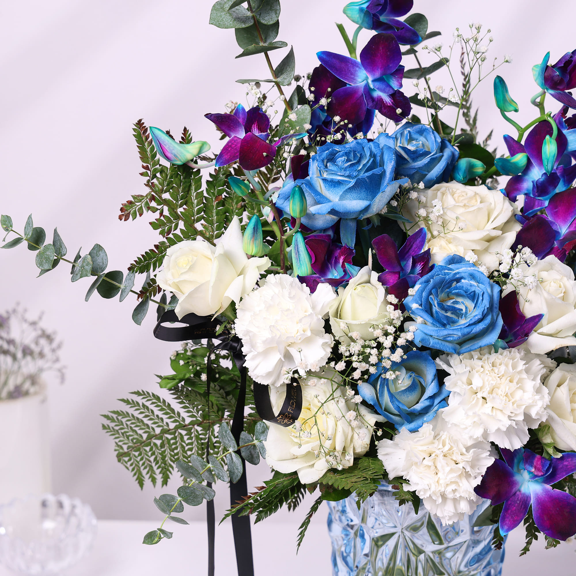 Blue & White Elegance Floral Arrangement