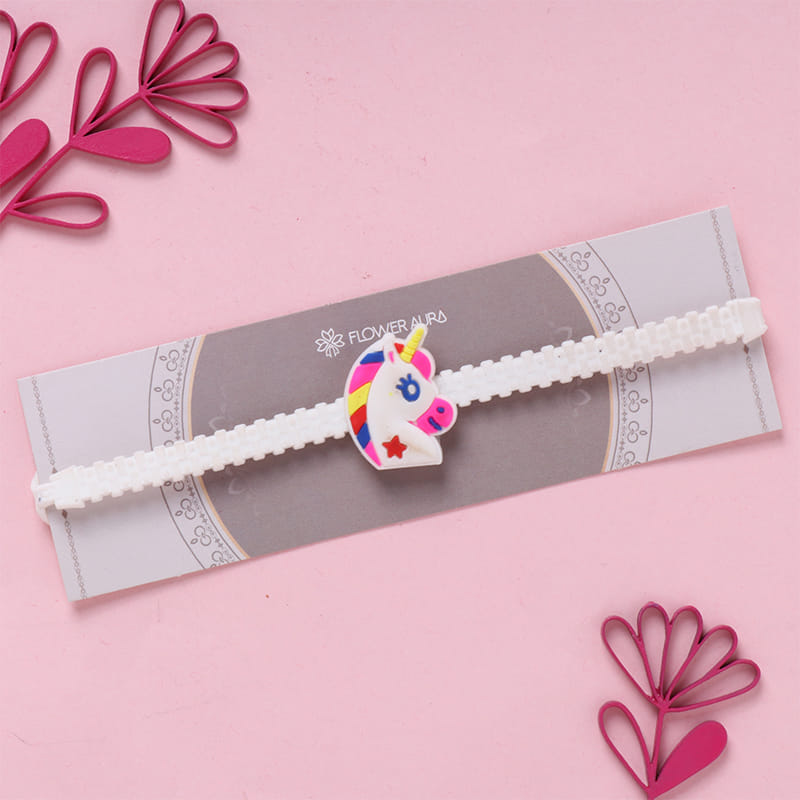 Unicorn Rakhi With Haldiram Kaju Katli
