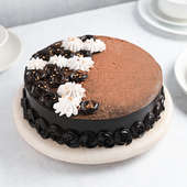 Eggless Truffle Chocolate Cake