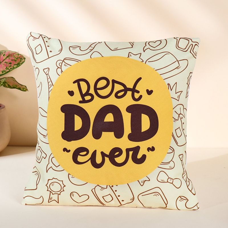 Best Dad Ever Personalised Cushion