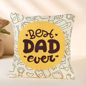 Best Dad Ever Personalised Cushion