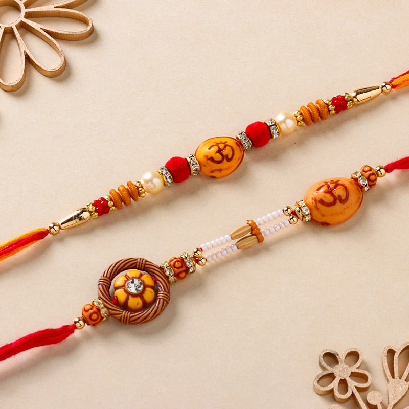 Sacred Two Om Rakhi