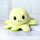 Reversible Cute Octopus Soft Toy Gift Small 4 Inch for Valentine