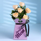 Peach Love Roses For Mom