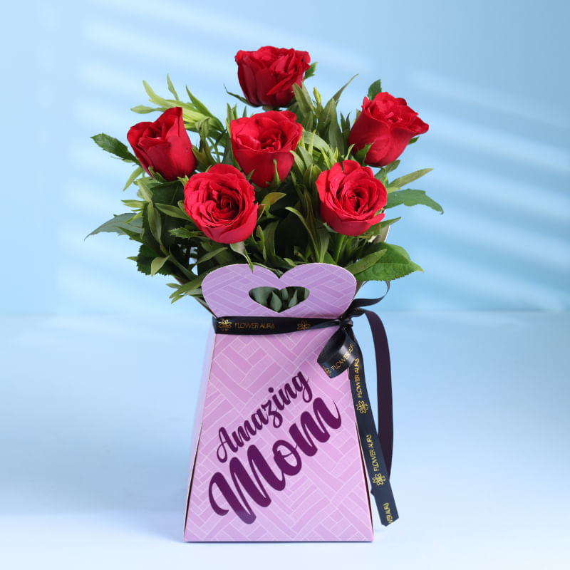Scarlet Rose Petals For Mum