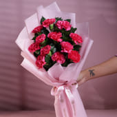 Charming Bunch of Pink Carnations