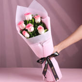 Soft Petal Pink Rose Hand Wrap - MKTPLC