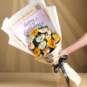 Gerbera Glow Birthday Floral Mix - MKTPLC