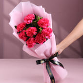 Soft Pink Carnation Charm - MKTPLC