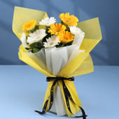 Yellow–White Gerbera Harmony - MKTPLC