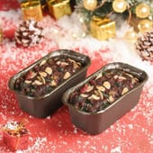 FlowerAura Set of 2 Mini Plum Cakes 100g