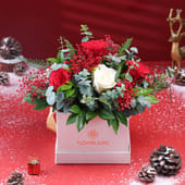 Red N White Rose Harmony Box MKTPLC