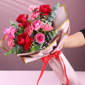 Soft Pink Floral Harmony Bouquet MKTPLC