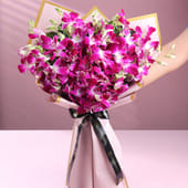 Purple Orchid Premium Bouquet MKTPLC