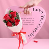 Red Roses Wrapped in Heartfelt Devotion MKTPLC