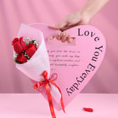 Blushing Love In Pink Roses MKTPLC