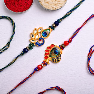 Ethnic Peacock Rakhis-New zealand