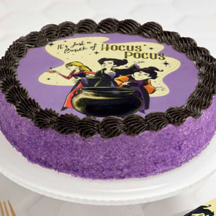 Close View of Hocus Pocus Cake 