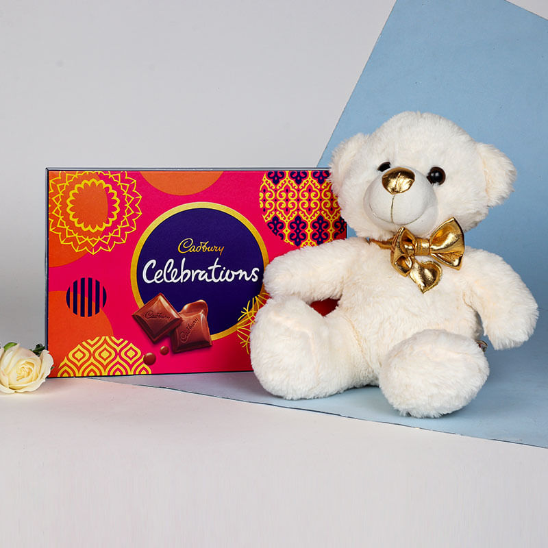 Teddy With Cadbury Celebration