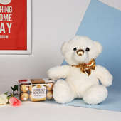 Soft Teddy With Ferrero Rocher