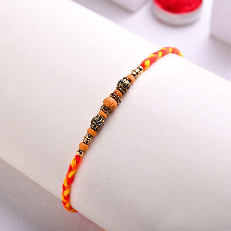 Order Single Braided Mauli Rakhi to USA