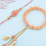 Peach N Pearl Bhaiya Bhabhi Rakhi Set