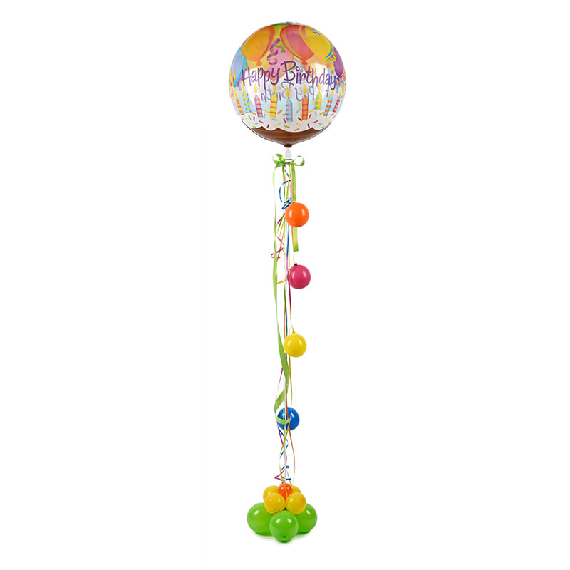 Birthday Wishes Balloon Tower