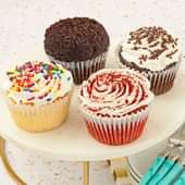 Four Decadent Gluten Free Cupcakes