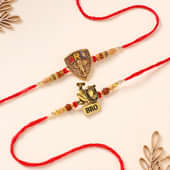 Bro Divine Ganesha Rakhi Duo