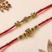 Two Charming Lion N Turtle Rakhis