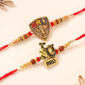 Bro Divine Ganesha Rakhi Duo