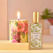 Noor Natural Oil Fragrance with Scented Candle