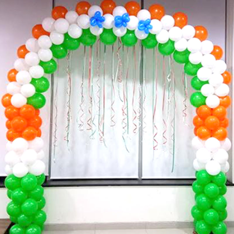 Independence Day Balloon Arch