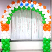Independence Day Balloon Arch