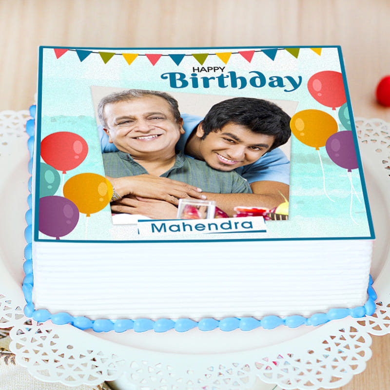 Photo Cake for Birthday