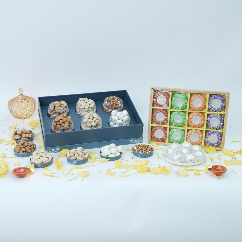Clay Diyas N Indulgence Festive Hamper