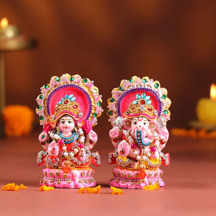 Divine Laxmi Ganesha Idol