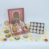 Clay Diyas N Gourmet Treats Hamper