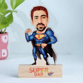 Personalised Super Dad Caricature for Father's Day