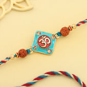 Turquoise Om Rakhi