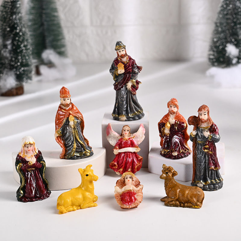 Christmas Nativity Figurine Set