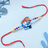 Beaded Doraemon Kids Rakhi