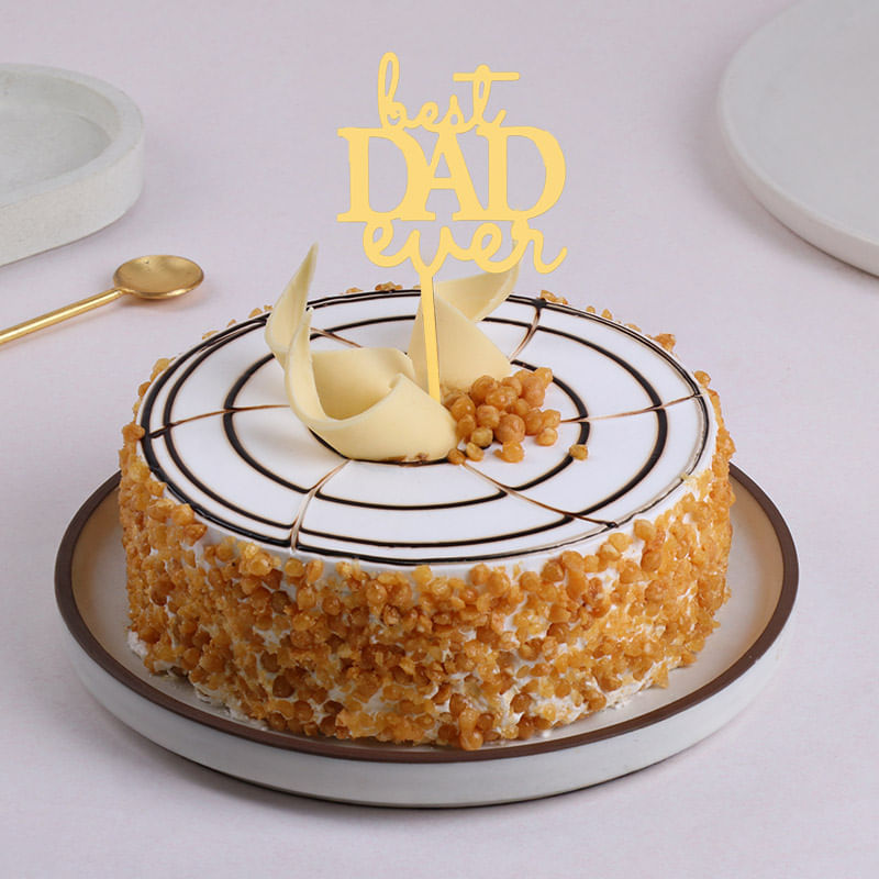 Enthralling Floral N Butterscotch Duo For Dad