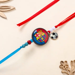 Fcb Foottball Fan Rakhi