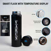 Personalised Temperature Display Bottle