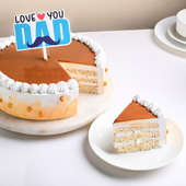 Love Dad Butterscotch Cake For Fathers Day 