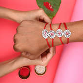 Silver Rakhi Online Delivery in India