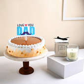 Scented Candle With Butterscotch Cake