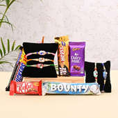 5 Rakhi Set with Chocolates